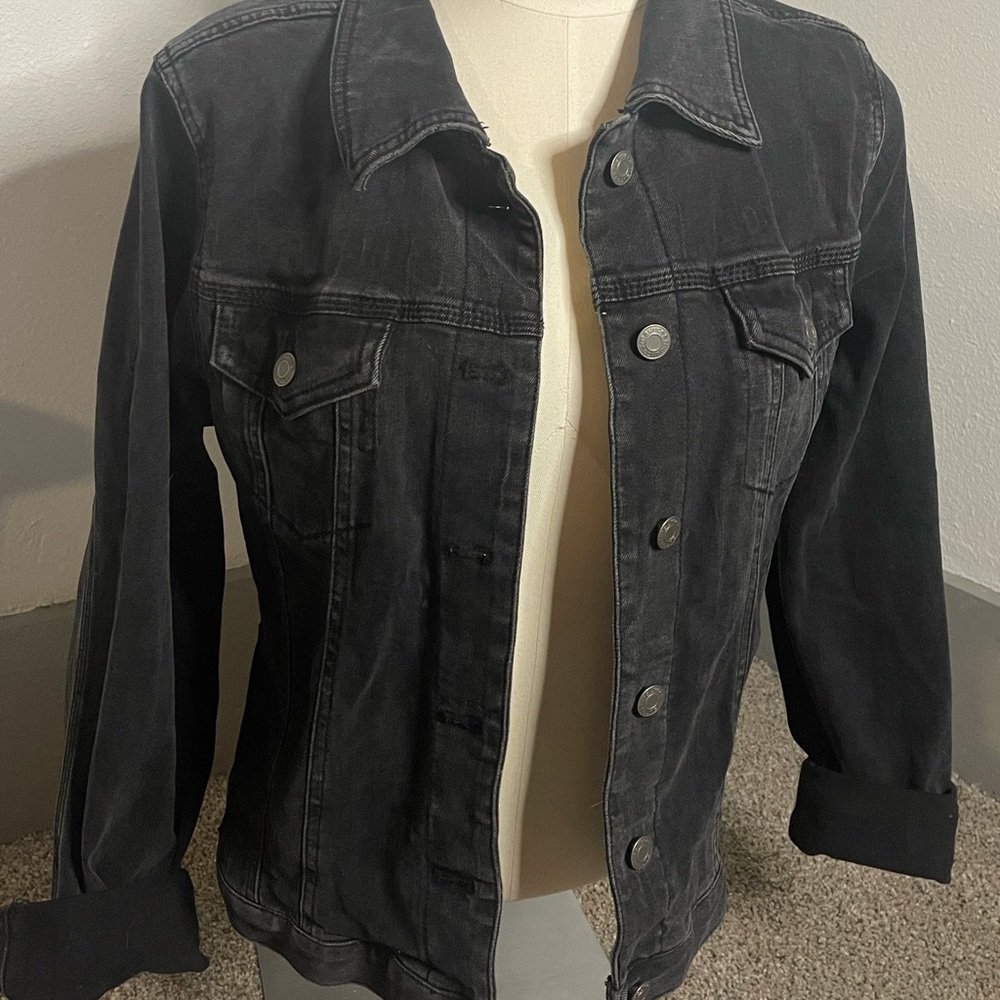 Maurices Black Denim Jacket